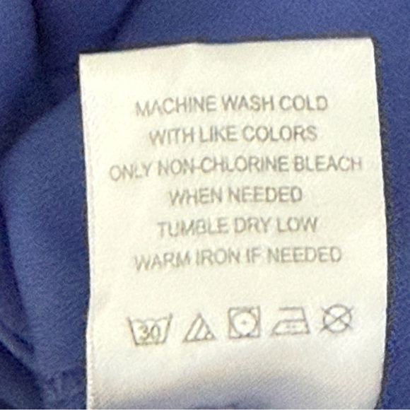 41 Hawthorn Royal Blue Button-Up Blouse sz m - Picture 10 of 12